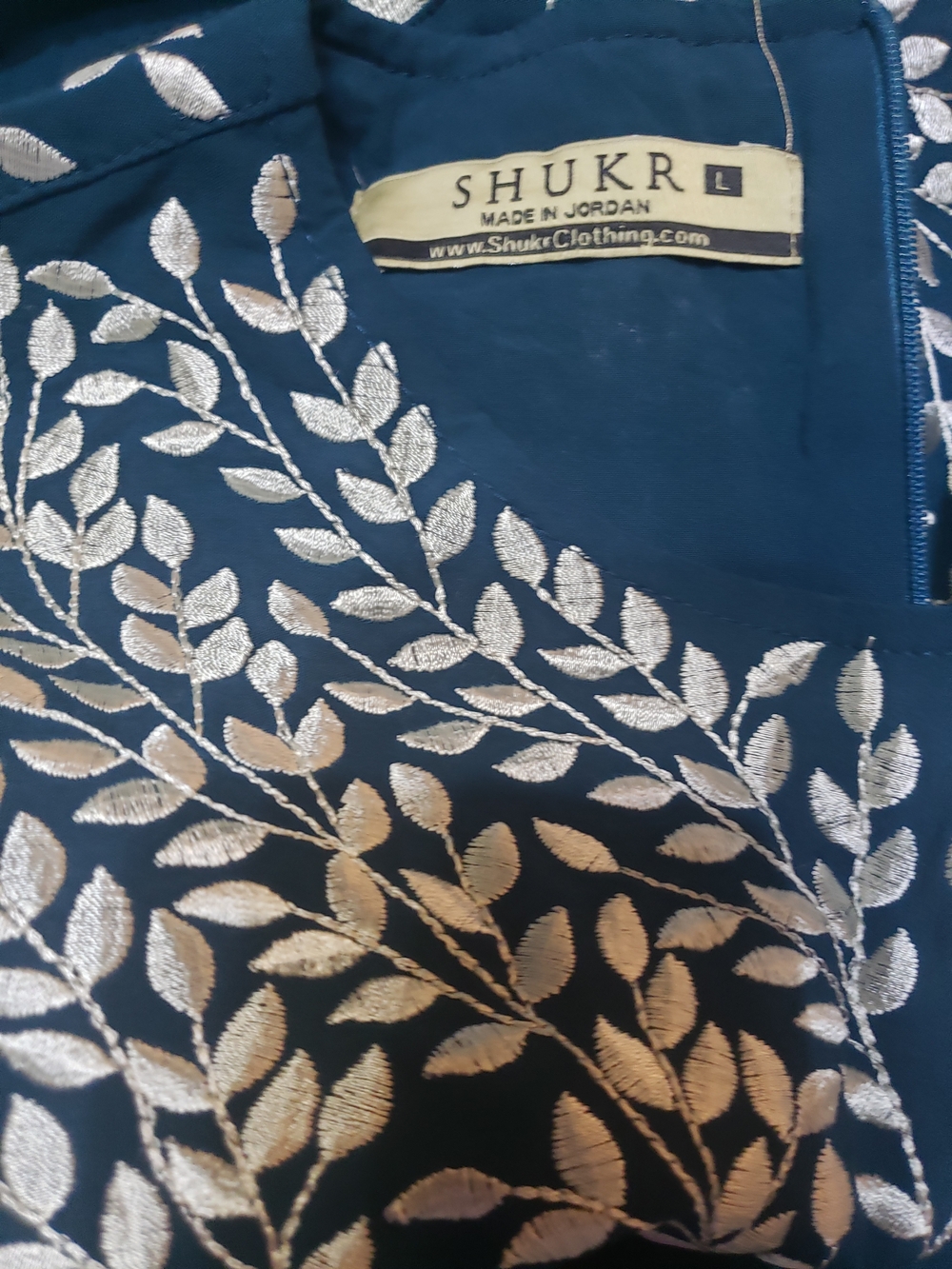 Maxi dress or tunic by the brand Shukr